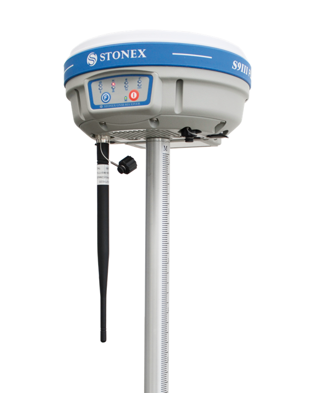 STONEX S9III - použitý GNSS RTK přijímač s kontrolérem X11 - kompletní sada